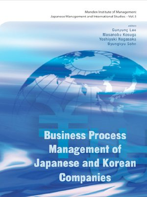 cover image of Business Process Management of Japanese and Korean Companies